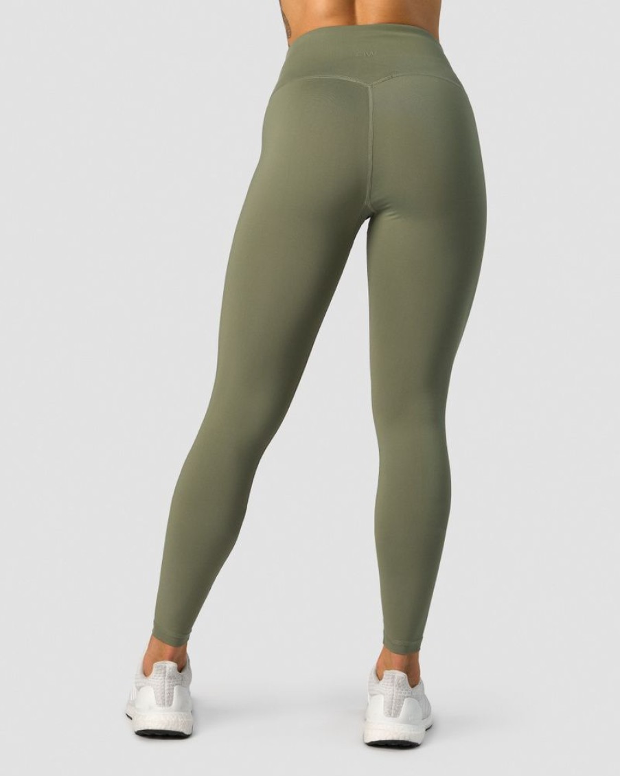 Dame ICIW Tights & Leggings | Classic V-Shape Tights Tall Dk Dusty Green