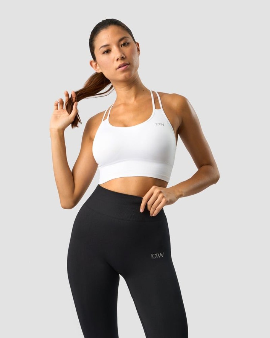 Dame ICIW Sport-Bh | Define Seamless Sports Bra White