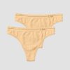 Dame ICIW Seamless | Everyday Seamless Thong 2-Pack Beige