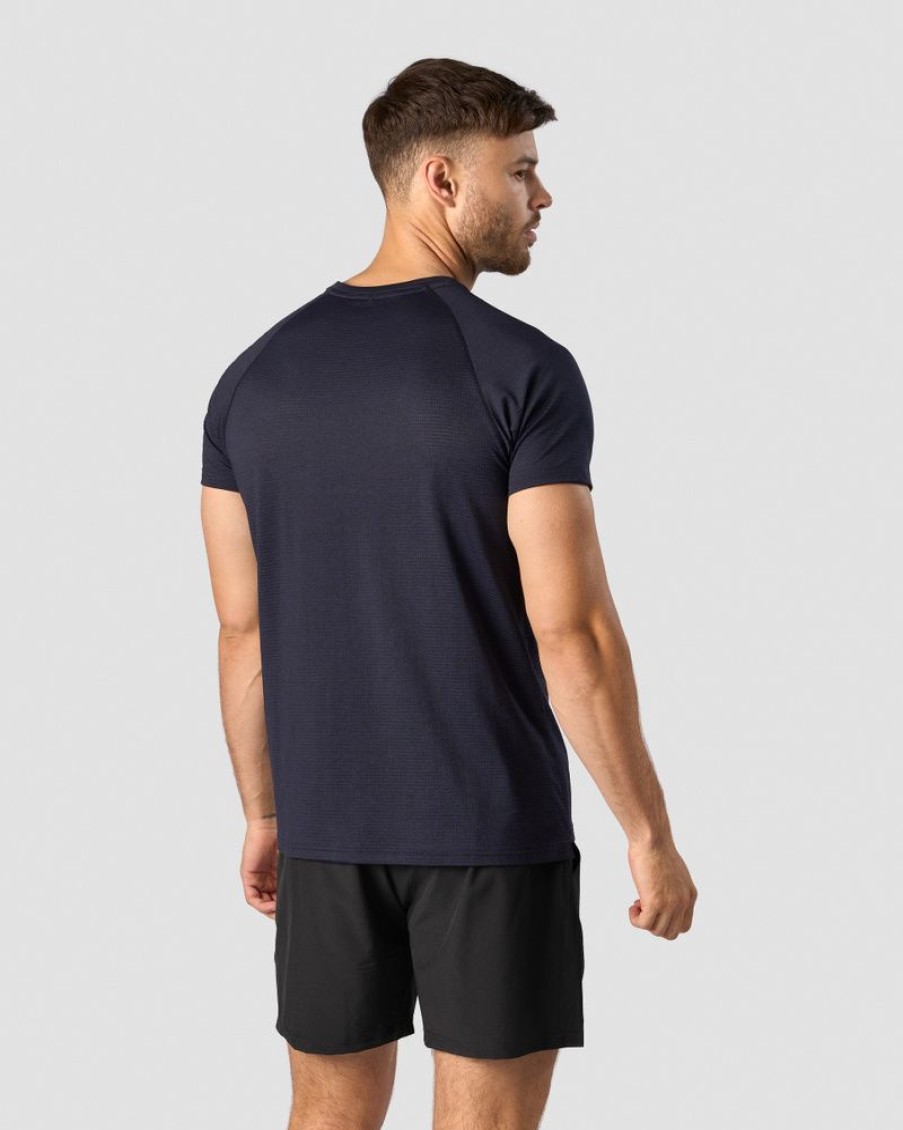 Herre ICIW T-Skjorter | Training Mesh T-Shirt Men Navy