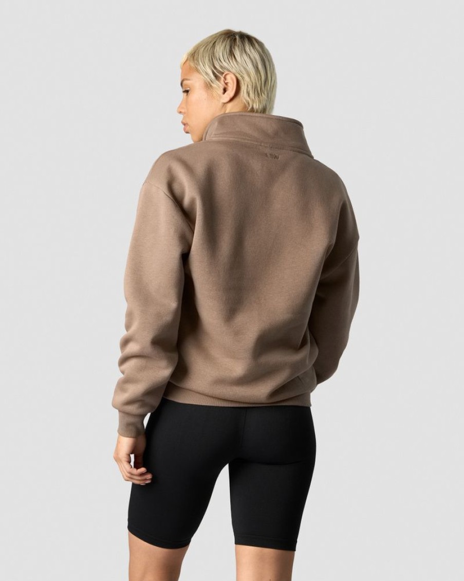 Dame ICIW Langermet | Nimble 1/4 Zip Autumn Brown