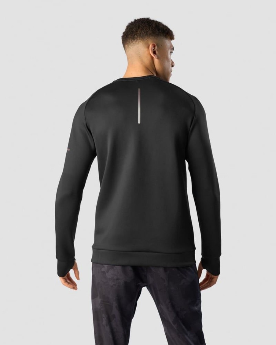 Herre ICIW Langermet | Mercury Crewneck Black