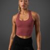 Dame ICIW Sport-Bh | Reboot 2-In-1 Sports Bra Brick Red