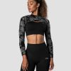 Dame ICIW Seamless | Define Seamless Ls Shoulder Top Tie Dye Black