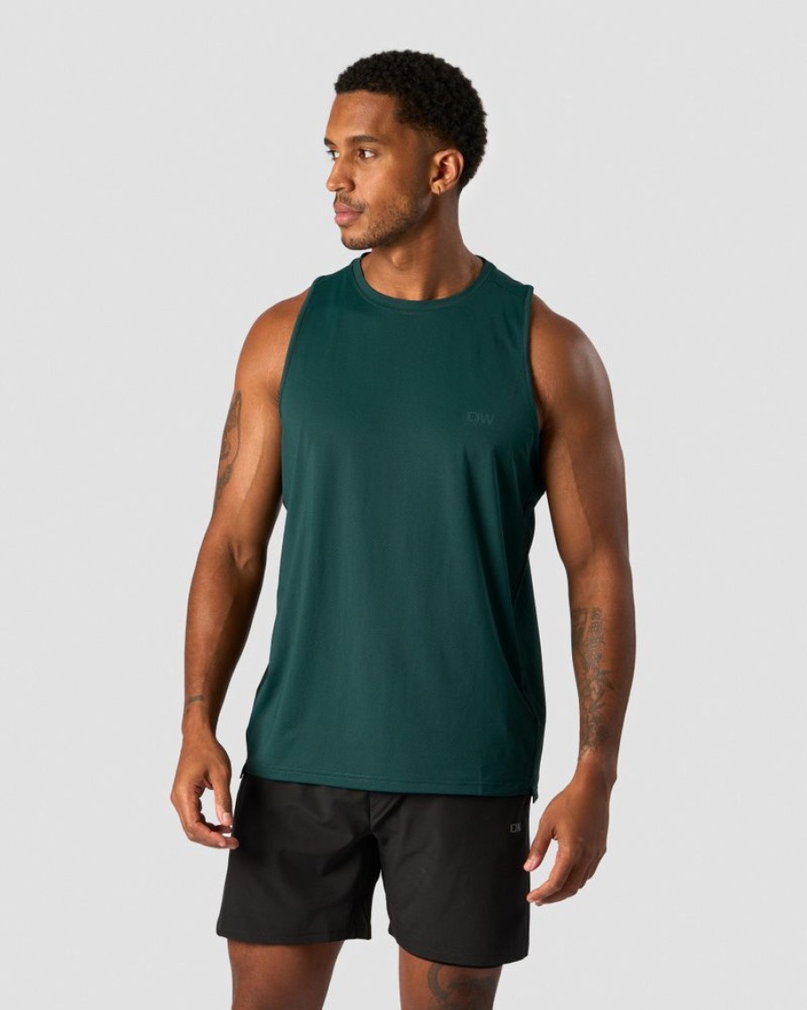 Herre ICIW Singleter | Training Club Tank Top Men Dk Teal