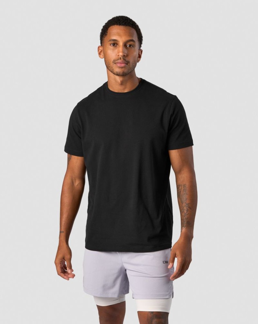 Herre ICIW T-Skjorter | Everyday Cotton T-Shirt Men Black