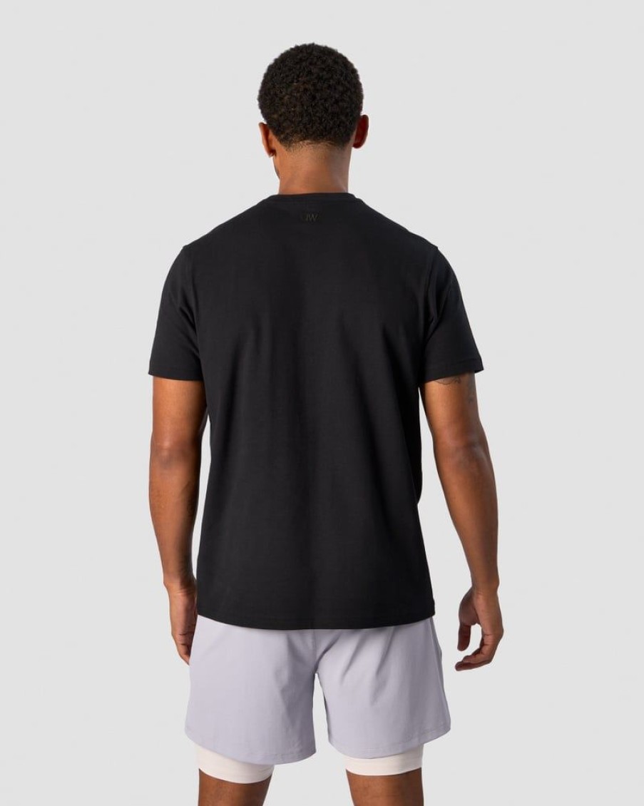 Herre ICIW T-Skjorter | Everyday Cotton T-Shirt Men Black