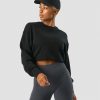 Dame ICIW Langermet | Nimble Cropped Crewneck Black