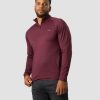 Herre ICIW Langermet | Ultimate Training 1/4 Zip Burgundy