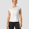 Dame ICIW T-Shirts | Training Pique Polo White/Black Wmn