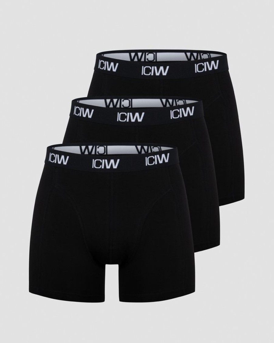 Herre ICIW Undertoy | Boxer 3-Pack Black