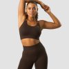 Dame ICIW Sport-Bh | Define Seamless Sports Bra Dark Brown