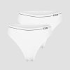 Dame ICIW Seamless | Everyday Seamless Thong 2-Pack White