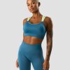 Dame ICIW Sport-Bh | Deluxe Seamless Adjustable Sports Bra Teal