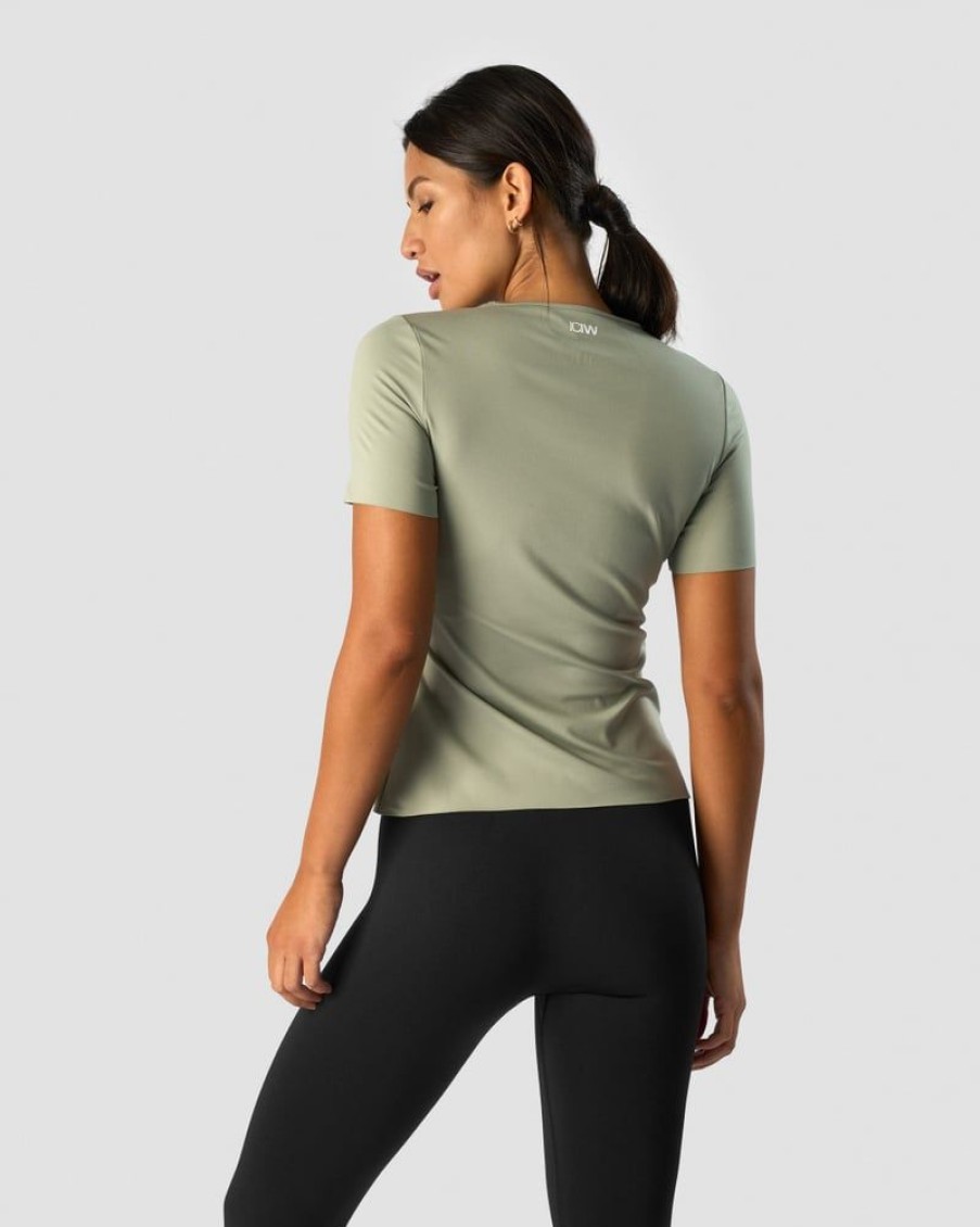 Dame ICIW T-Shirts | Nimble T-Shirt Light Sage Green