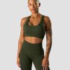 Dame ICIW Sport-Bh | Rush Seamless Sports Bra Dark Green