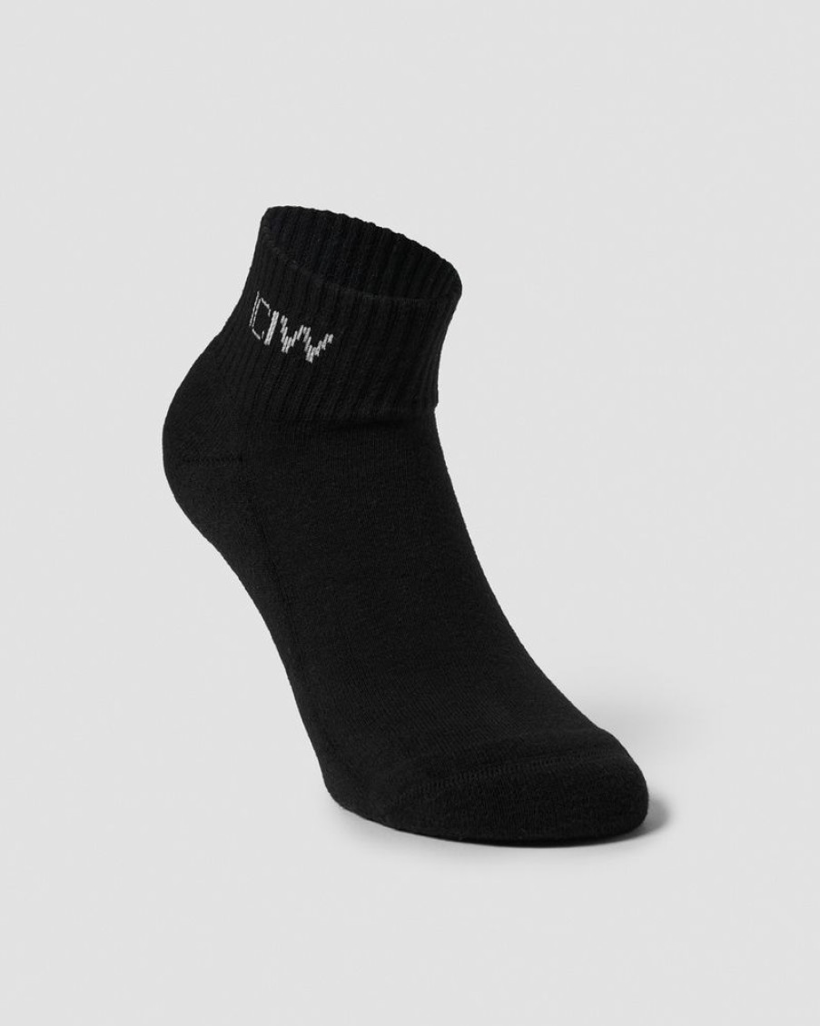 Dame ICIW Sokker | Training Half Socks Black