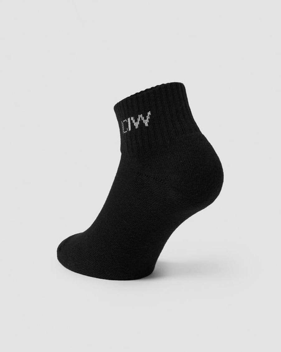 Dame ICIW Sokker | Training Half Socks Black