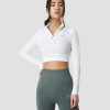 Dame ICIW Langermet | Define Cropped 1/4 Zip White