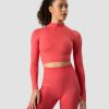 Dame ICIW Langermet | Define Cropped 1/4 Zip Coral