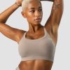 Dame ICIW Sport-Bh | Nimble Sports Bra Greige