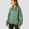 Dame ICIW Langermet | Everyday Hoodie Wmn Dark Green