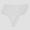 Dame ICIW Undertoy | Invisible Thong 3-Pack White