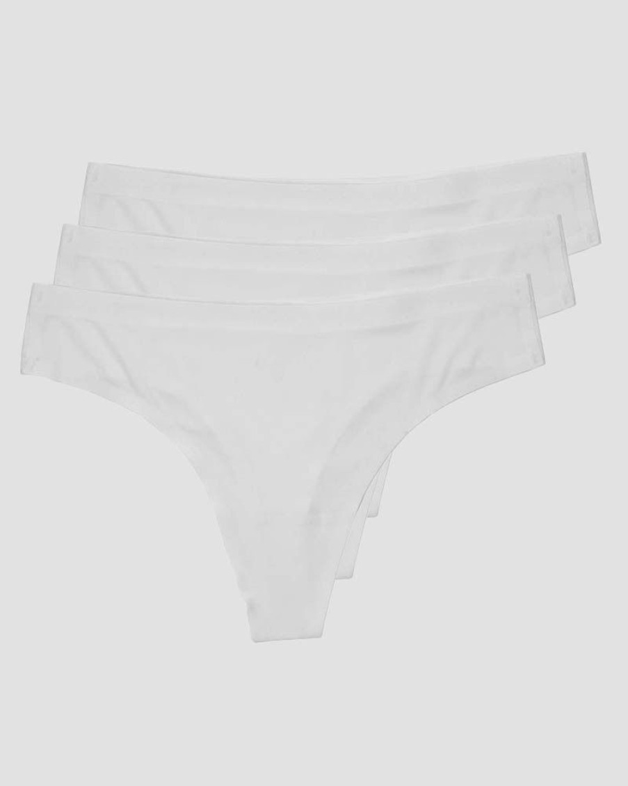 Dame ICIW Undertoy | Invisible Thong 3-Pack White