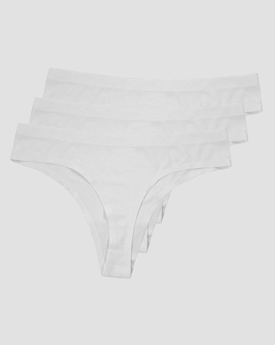 Dame ICIW Undertoy | Invisible Thong 3-Pack White