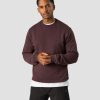 Herre ICIW Langermet | Everyday Crewneck Side Logo Men Burgundy