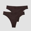 Dame ICIW Seamless | Everyday Seamless Thong 2-Pack Moccha