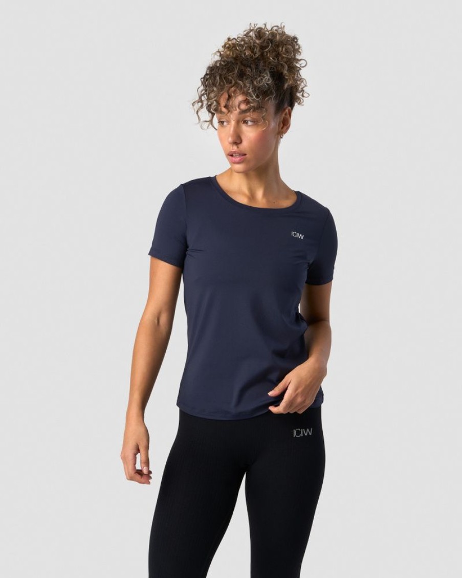 Dame ICIW T-Shirts | Training T-Shirt Wmn Navy