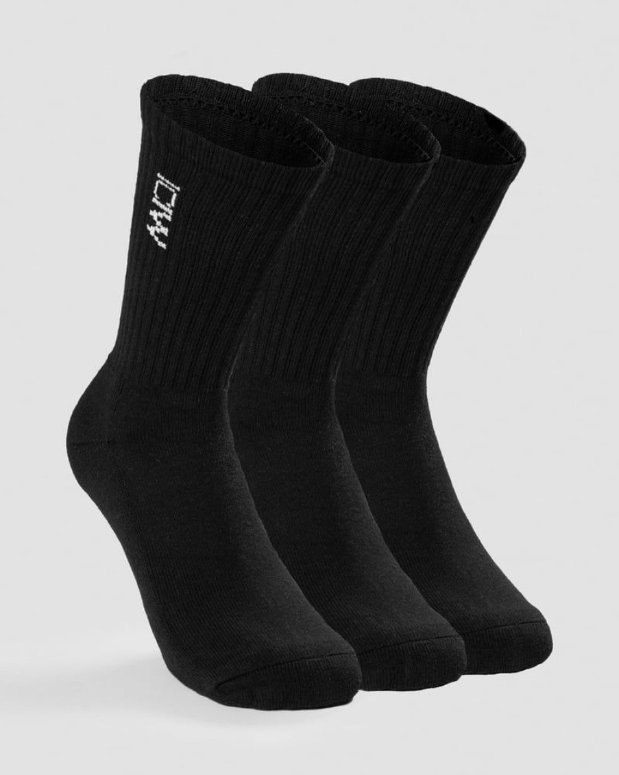 Dame ICIW Sokker | Training Socks 3-Pack Black