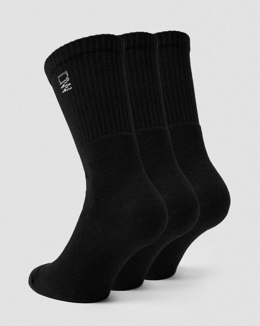 Dame ICIW Sokker | Training Socks 3-Pack Black