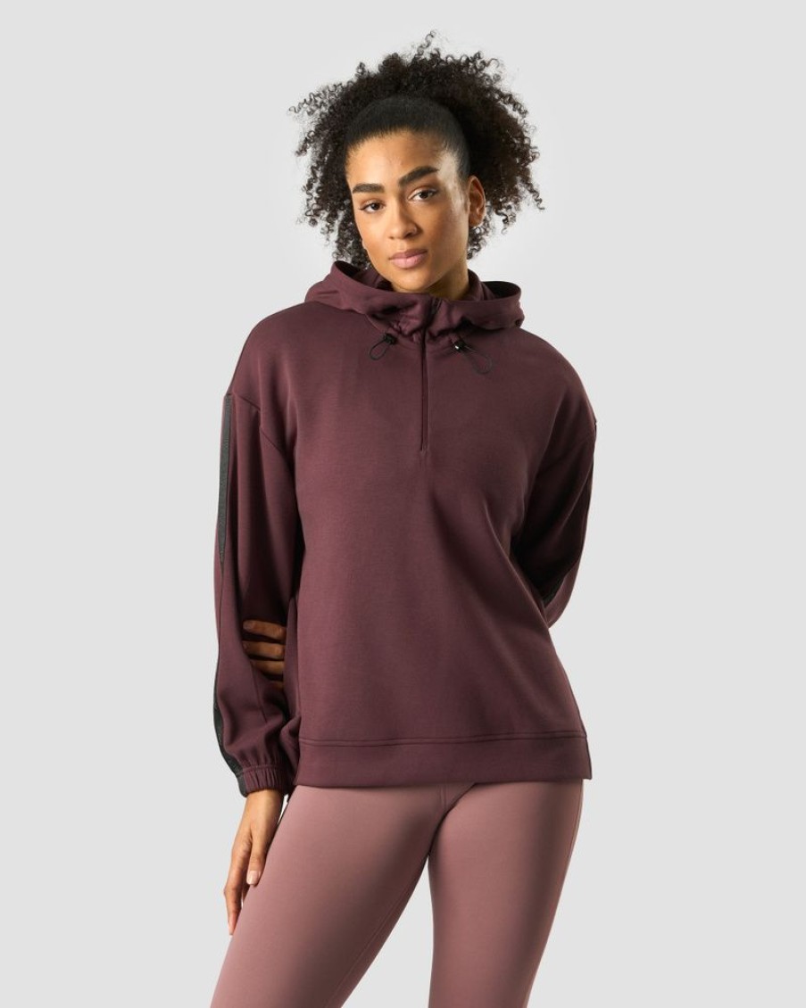 Dame ICIW Langermet | Stance Hoodie Wmn Burgundy