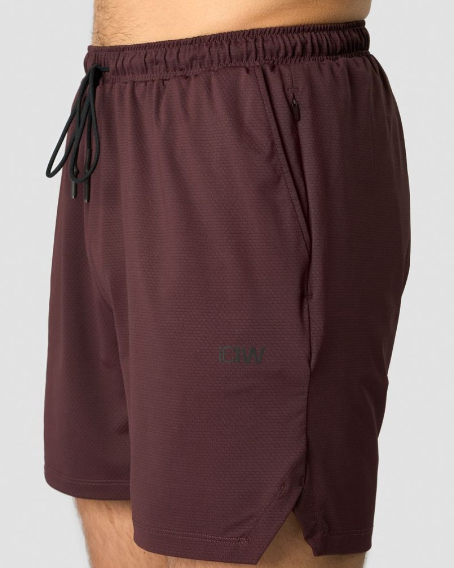 Herre ICIW Shorts | Stride Shorts Men Burgundy