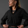 Dame ICIW Langermet | Reboot Cropped 1/4 Zip Black