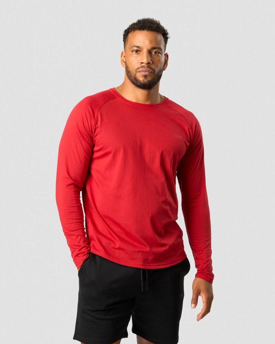 Herre ICIW Langermet | Training Club Raglan Long Sleeve Red