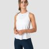 Dame ICIW Topper | High Neck Tank Top White