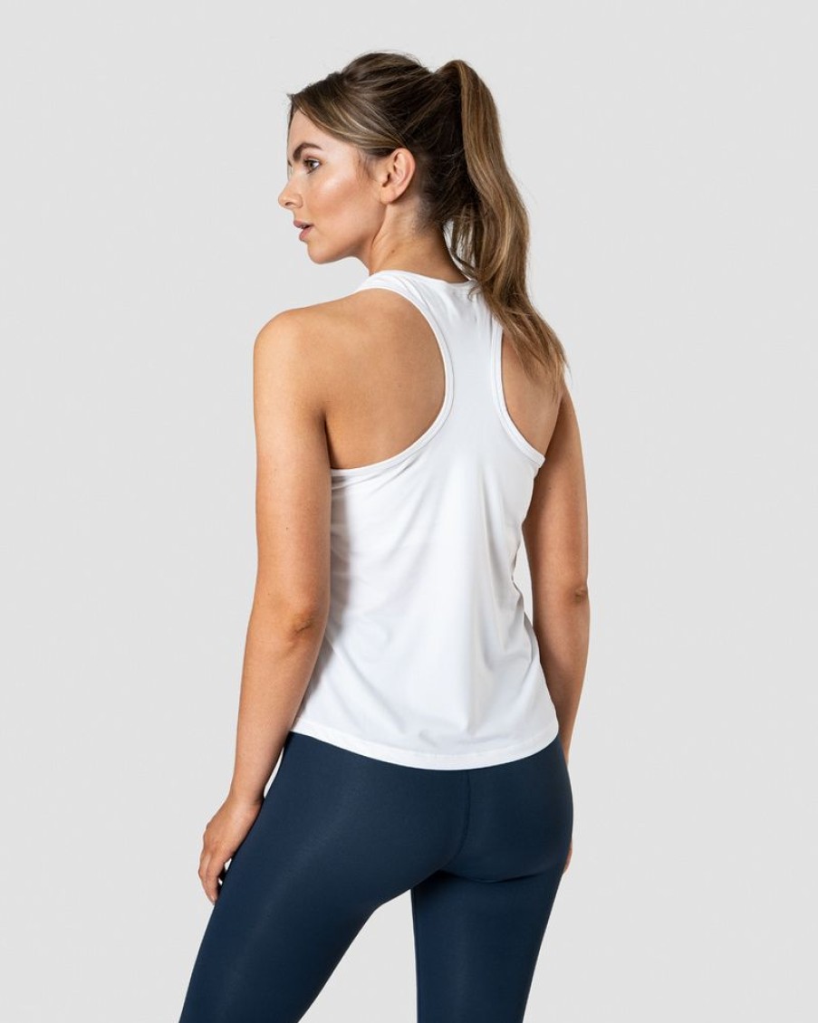 Dame ICIW Topper | High Neck Tank Top White