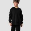 Dame ICIW Langermet | Soft Knit Oversized Crewneck Black