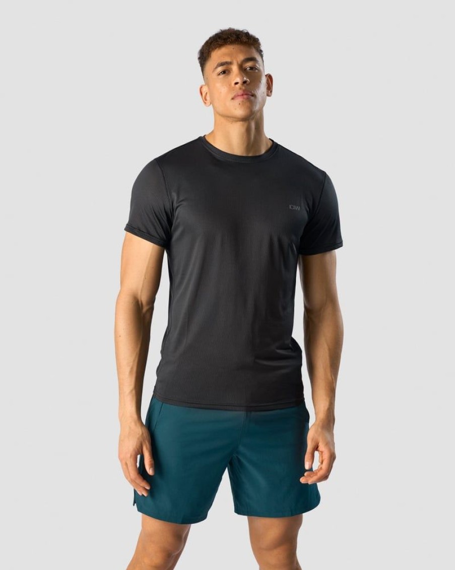 Herre ICIW T-Skjorter | Levitech T-Shirt Men Black