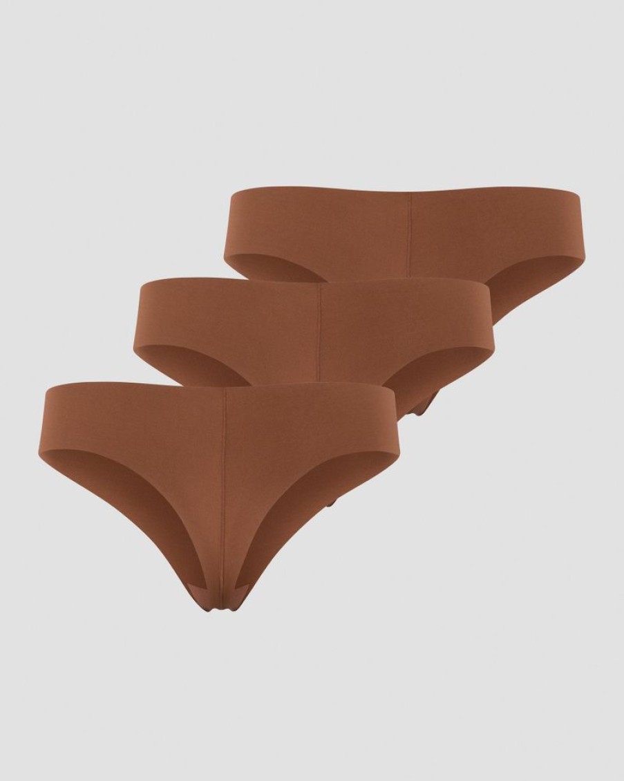 Dame ICIW Undertoy | Soft Thong 3-Pack Cinnamon