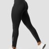 Dame ICIW Tights & Leggings | Scrunch V-Shape Tights Black