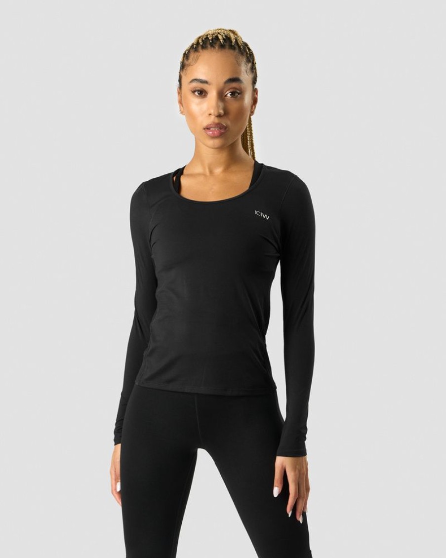 Dame ICIW Langermet | Everyday Tech Long Sleeve Black