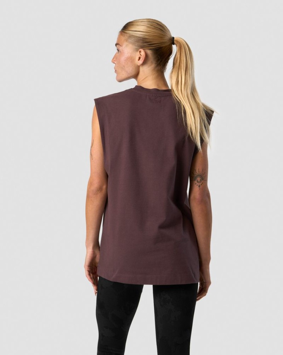 Dame ICIW Topper | Everyday Cotton Tank Top Burgundy