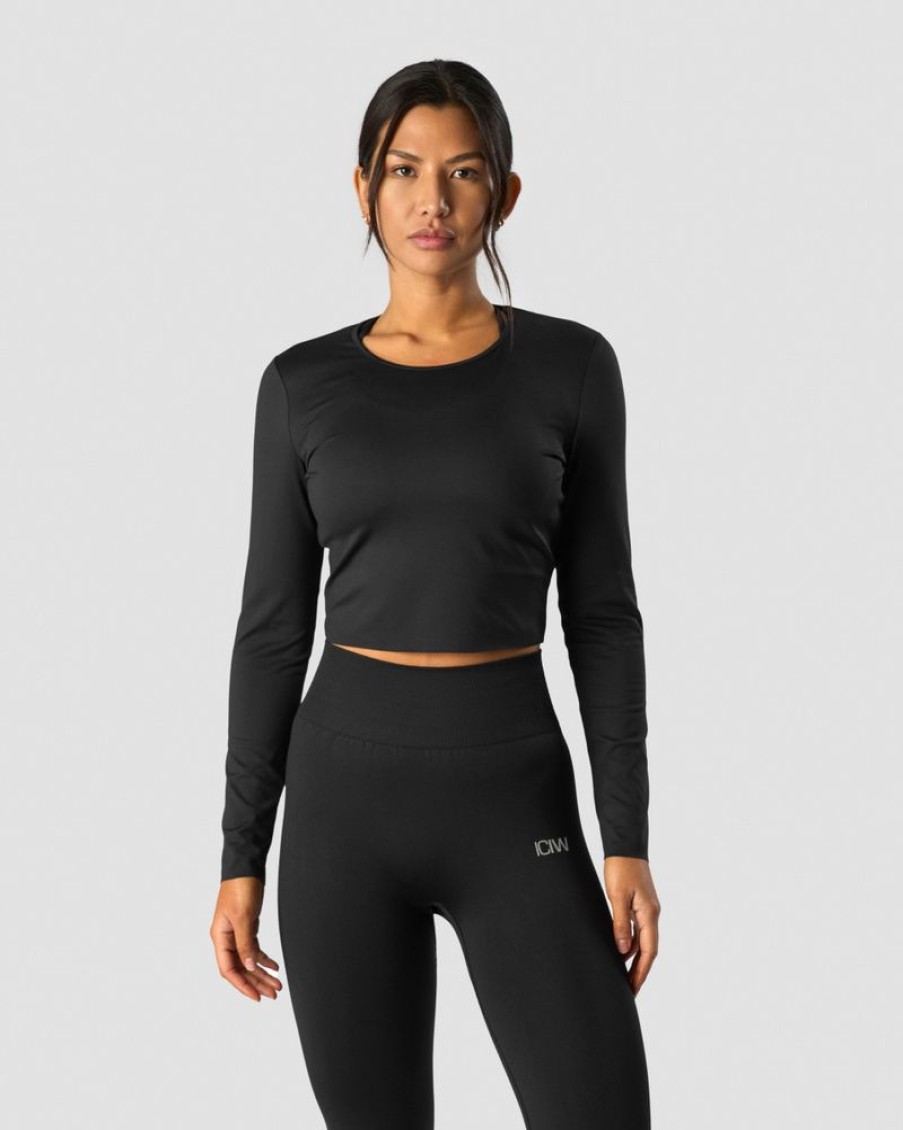 Dame ICIW Langermet | Nimble Cropped Ls Black