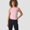 Dame ICIW Topper | Open Back Tank Top Pink