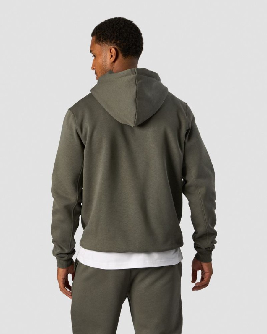 Herre ICIW Langermet | Everyday Hoodie Side Logo Men Khaki Green