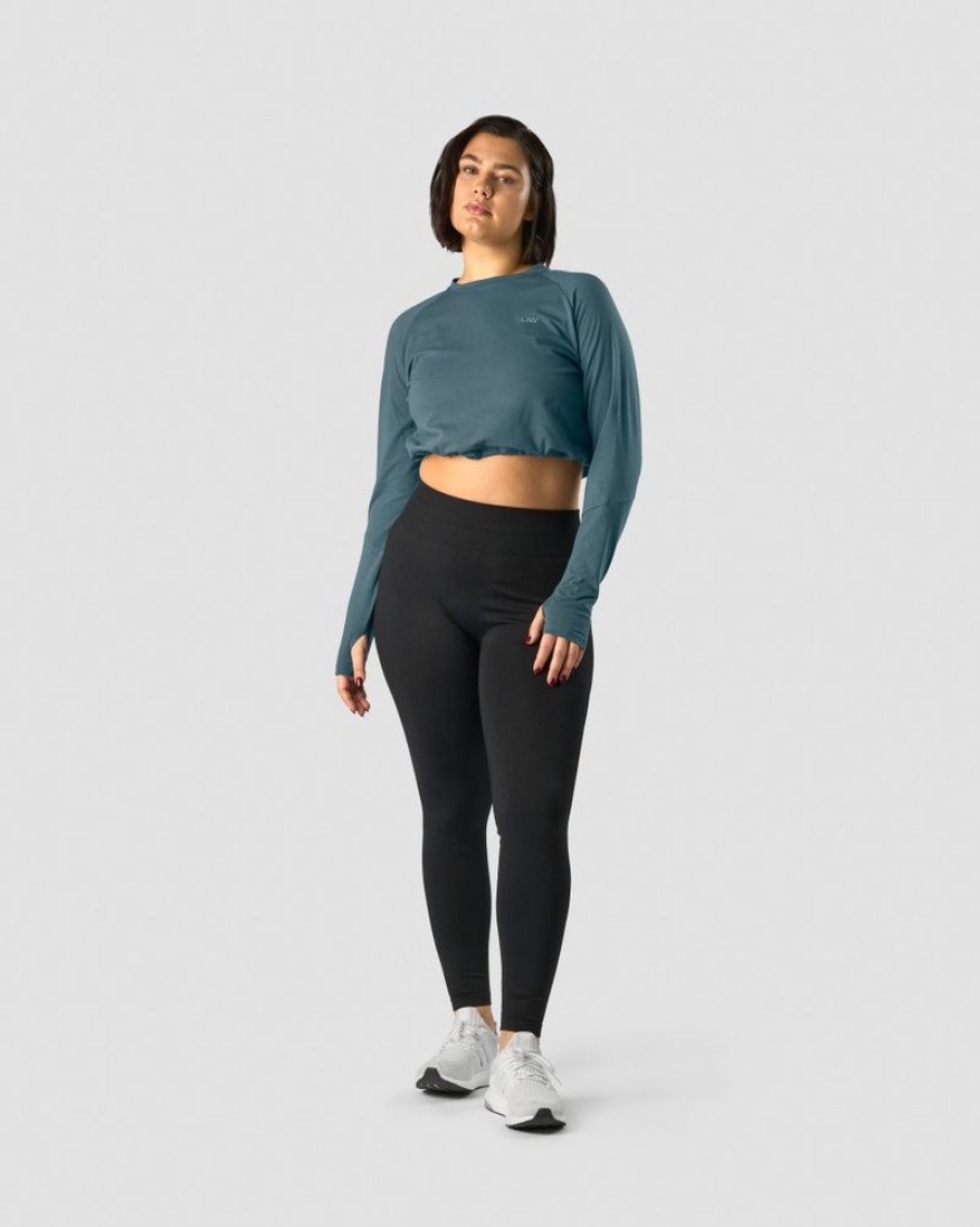 Dame ICIW Langermet | Define Cropped Adjustable Long Sleeve Jungle Green